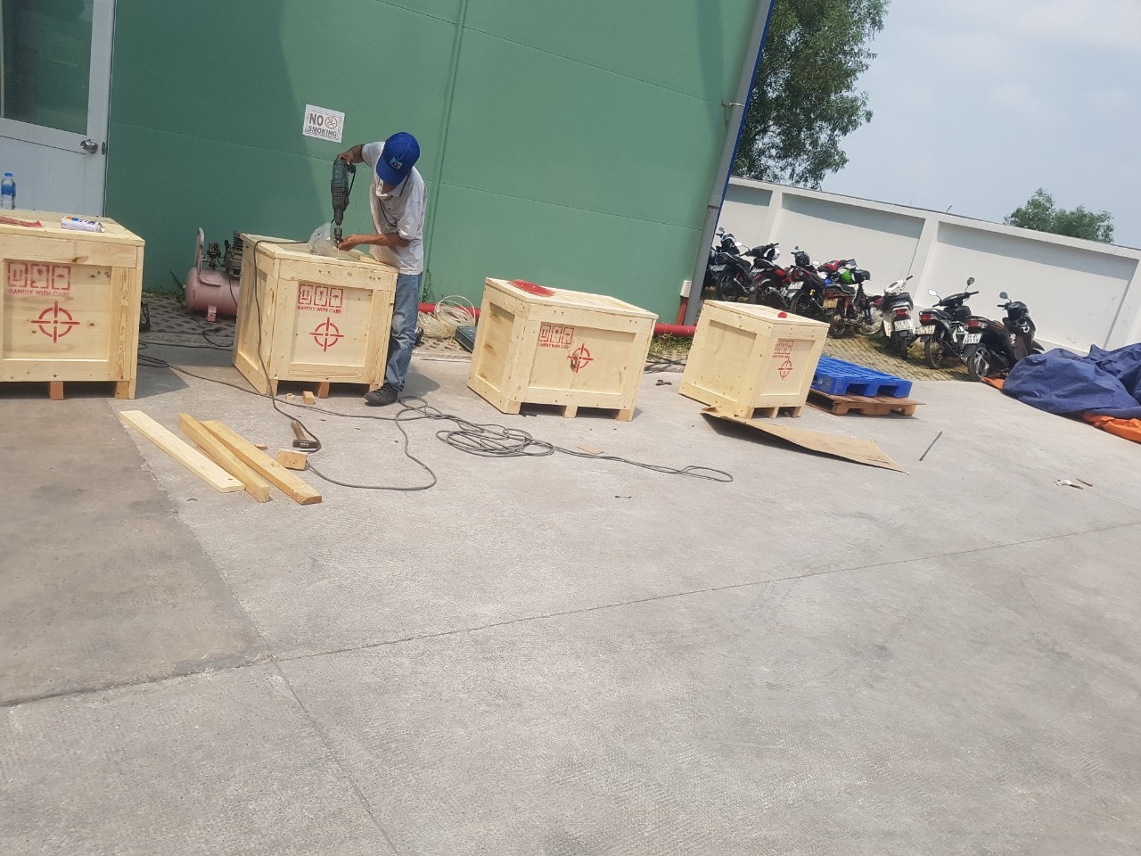 Mài cắt thanh gỗ cần được làm cẩn thận và tính toán chi tiết